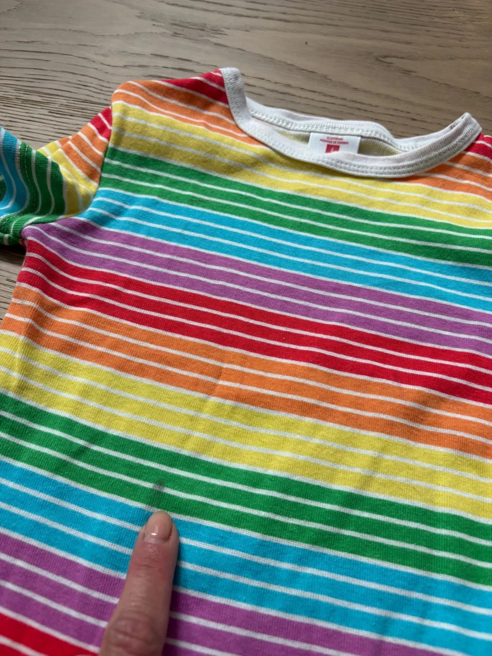 Rainbow pajamas size 4